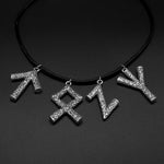 New Magicun Viking~Nordic Alphabet Rune Pendant Necklace Women Man Viking Glamour Pendant