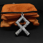 New Magicun Viking~Nordic Alphabet Rune Pendant Necklace Women Man Viking Glamour Pendant