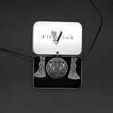 New Magicun Viking~Nose style knot Axe Thor hammer Amulet viking pendant necklace