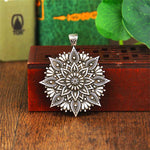 New Magicun Viking~OM indian mandala flower necklace pendant zen yoga Charm  1pc