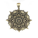 New Magicun Viking~OM indian mandala flower necklace pendant zen yoga Charm  1pc