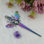 Pagan Psychedelic Witch Hair Sticks Dragon Pentagram Snkae Butterfly Bee Hairpin Gothic Magic Wiccan Jewelry For Women Gift