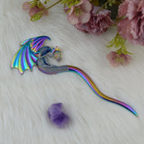 Pagan Psychedelic Witch Hair Sticks Dragon Pentagram Snkae Butterfly Bee Hairpin Gothic Magic Wiccan Jewelry For Women Gift