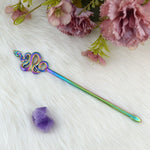 Pagan Psychedelic Witch Hair Sticks Dragon Pentagram Snkae Butterfly Bee Hairpin Gothic Magic Wiccan Jewelry For Women Gift