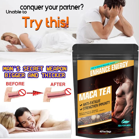 Penis Thickening And Growth Men&#39;s Massage Oil Penis Erection Enhancement Men Health Penis Growth Bigger Tea(10-20-3-40 Day Tea） - Slimming Product