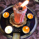Pentagram Candle Holder Altar Light Holder Ceremony Decoration Cup Candle Holder Tea Board Game Tarot Around Astrology Props