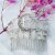 Quartz Jewelry Advanced Handmade Hair Comb Natural Citrine Amethyst White Crystal Moon Star Crystal