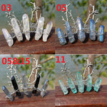 Raw crystal hair comb branch antler branch hair fork hairpin witch bridal party wicca jewelry hair accessory wedding gift