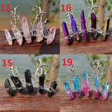 Raw crystal hair comb branch antler branch hair fork hairpin witch bridal party wicca jewelry hair accessory wedding gift