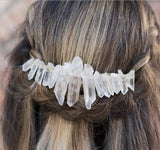 Raw crystal wedding   hair comb hair fork hairpin witch party  princess wedding bridesmaid gifts