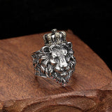 S925 Sterling Silver Lion Ring | Lion 925 Sterling Silver Ring - Real S925 Sterling