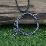 Renaissance Dragon Pendant Necklace Steampunk Snake Pendant Necklace Amulet Jewelry