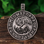 New Magicun Viking~Restore Ancient Ways Nordic Alphabet Viking Pendant Yggdrasil pendant Jewelry
