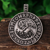 New Magicun Viking~Restore Ancient Ways Nordic Alphabet Viking Pendant Yggdrasil pendant Jewelry