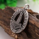 New Magicun Viking~Restore Ancient Ways Viking  Pendant  Nordic Alphabet THORS HAMMER  Viking Charm  Pendants
