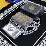 Rose Gold Tarot Card Set Table Game Astrology