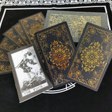 Rose Gold Tarot Card Set Table Game Astrology