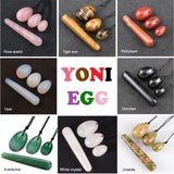 Rose Quartz Yoni Egg Jade Eggs Women Kegel Exerciser Jade Massager Vaginal Muscles Tightening Ball Crystal Kegel Eggs - Massage Ball