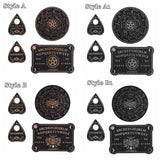 Stars Sun  Moon Black Wooden Spirit Board