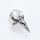 Nordic Mythology Odin Stainless Steel Skull Raven Ring