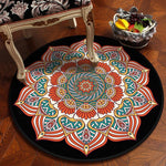 Bedroom Children&#39;s Room Home Decor Floor Mats Round Rugs Living Room Mandala Non-Slip Rugs