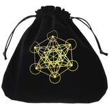Tarot Cards Storage Pouch Table Cloth Velvet Square Metatron Bags For Tarot Cards Storage Jewelry Bag And Pouch Made Of Velvet 2