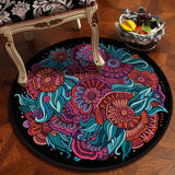 Bedroom Children&#39;s Room Home Decor Floor Mats Round Rugs Living Room Mandala Non-Slip Rugs