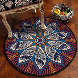 Bedroom Children&#39;s Room Home Decor Floor Mats Round Rugs Living Room Mandala Non-Slip Rugs