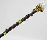 Crystal Scepter Amethyst element fairy moon sun wand