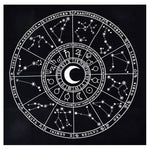 Triple Moon Pentagrams Pagan Altar Cloth Flannel Tarots Cloth