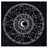 Triple Moon Pentagrams Pagan Altar Cloth Flannel Tarots Cloth