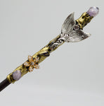 Crystal Scepter Amethyst element fairy moon sun wand