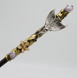 Crystal Scepter Amethyst element fairy moon sun wand