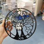 Tree Of Life Wall Plaque Circle Of Life Tree Iron Craft Ornament