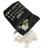 Divination Crystal Quartz Chakra Energy Runes Stones