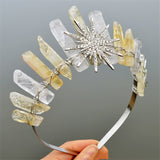 Sun Goddess Hair Accessories Handmade Crown Tiara