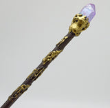 Crystal Scepter Amethyst element fairy moon sun wand