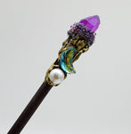 Crystal Scepter Amethyst element fairy moon sun wand