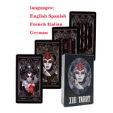 Tarot Cards for Beginners With Guid .Gilded Deck Tarot. Oracle Divination.Oracle Cards