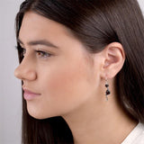 Simple Women Silver Color Cat Earrings