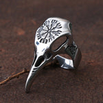 Gothic Crow Skull Ring