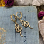 Boho Vintage Personality Snake Gemstone Drop Earrings Women Fashion Creative Jewelry Earrings Party Gifts Anniversary Jewelry