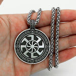 New Magicun Viking~Slavic Kolovrat pendant Yggdrasil Viking World Tree Men Necklace Amulet 1pc