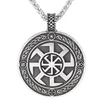 New Magicun Viking~Slavic Kolovrat pendant Yggdrasil Viking World Tree Men Necklace Amulet 1pc