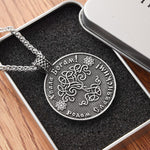 New Magicun Viking~Slavic Kolovrat pendant Yggdrasil Viking World Tree Men Necklace Amulet 1pc