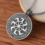 New Magicun Viking~Slavic Kolovrat pendant Yggdrasil Viking World Tree Men Necklace Amulet 1pc