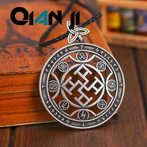 New Magicun Viking~Slavic Spiritual Rune Pendants Vintage Ethnic Spiritual Pendant Viking Amulet Pendant