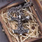 Speical Price Stainless Steel Viking Necklace Men Skull deer Pendants valknut Necklaces Scandinavian Norse Jewelry Gift
