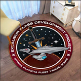 Star Trek Logo Area Round Rug Decorative living room Carpet Door Mat Bath Mat Souvenier Home Decoration carpets for living room