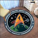 Star Trek Logo Area Round Rug Decorative living room Carpet Door Mat Bath Mat Souvenier Home Decoration carpets for living room